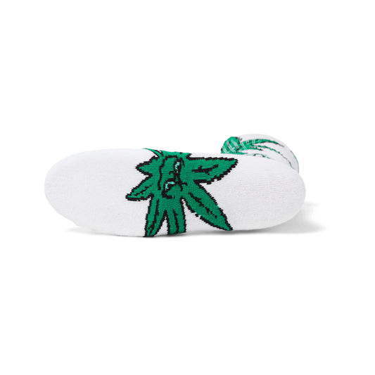 HUF Calceta Green Buddy Snowflakes White