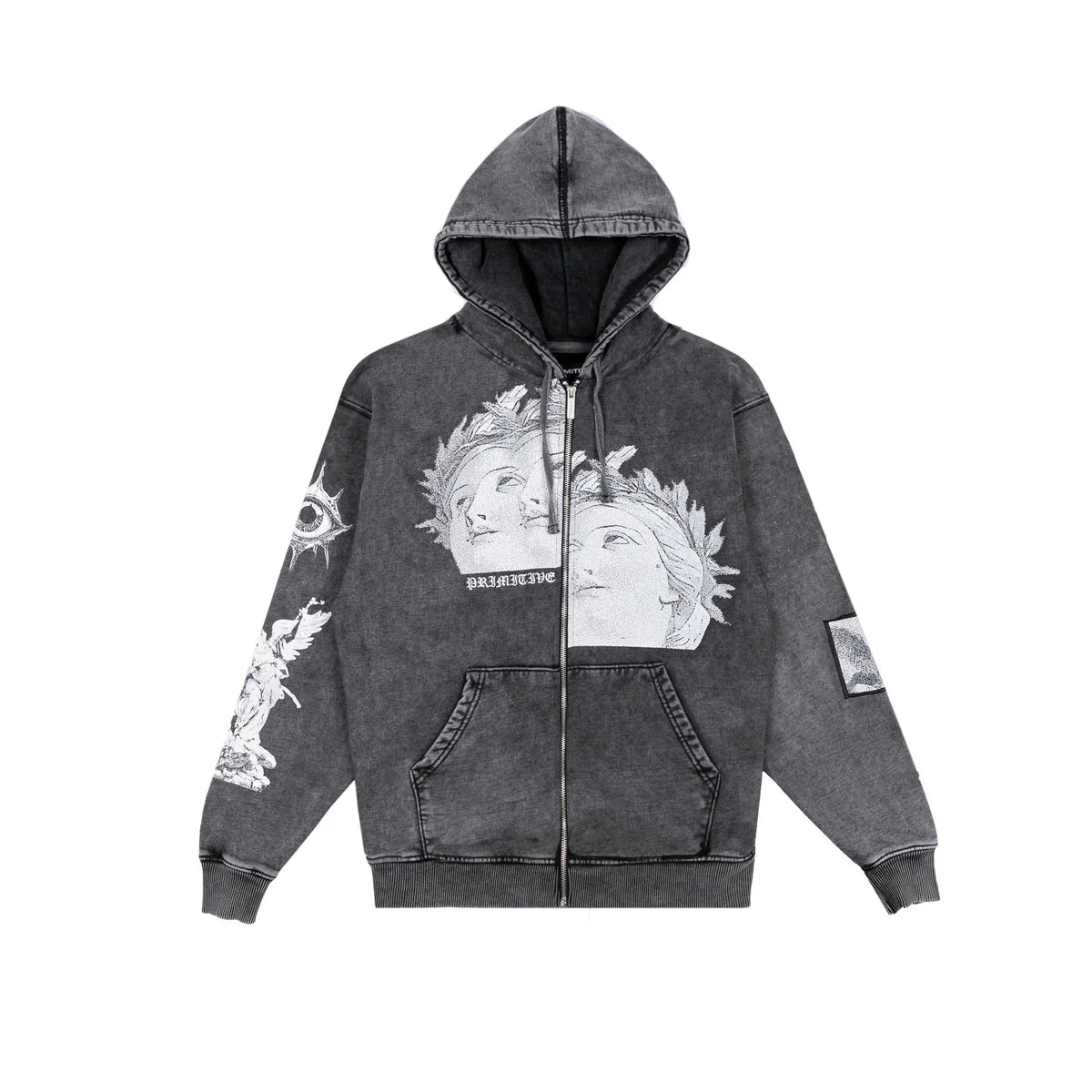 Polerón Primitive Century Boxy Zip Hood