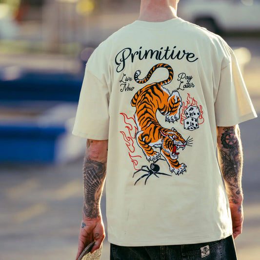 Primitive Polera Big City Cream
