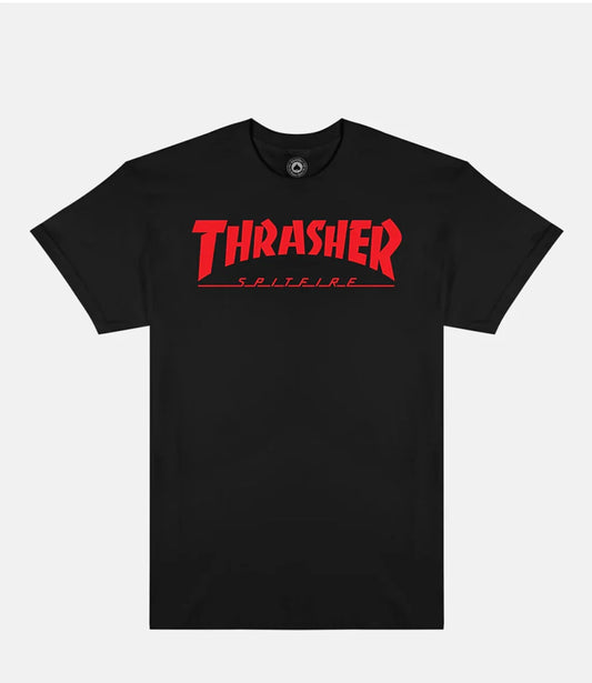 Thrasher X Spitfire Polera Big Head Jake Black