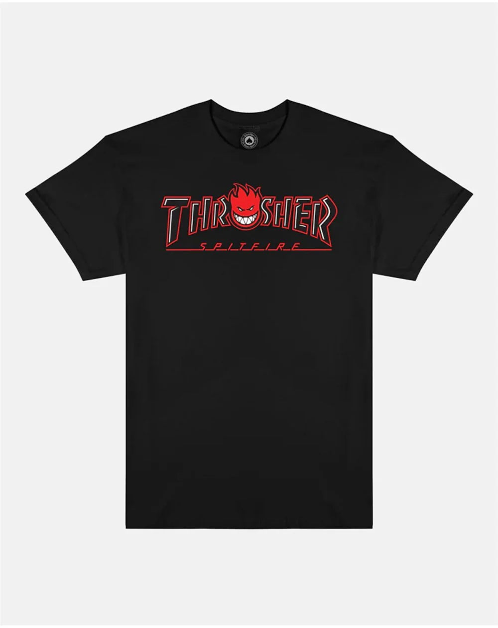 Thrasher X Spitfire Polera Big Head Outline Black