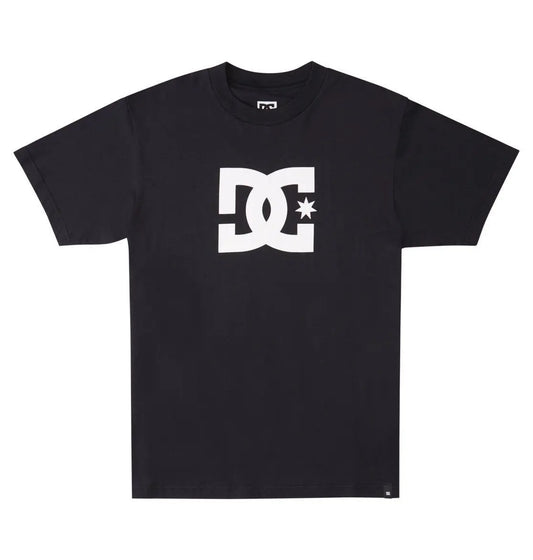 DC Polera Star Hombre 100% Algodón Negra