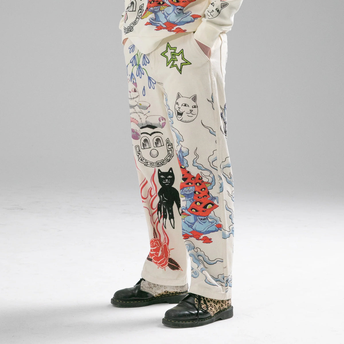 Rip N Dip Pantalón Travis Pants Off White