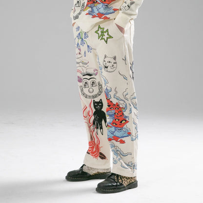 Rip N Dip Pantalón Travis Pants Off White