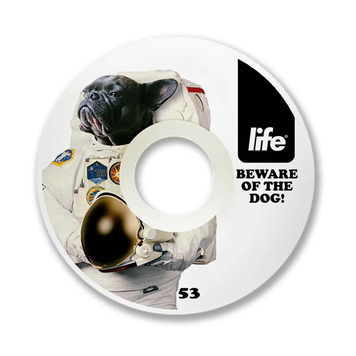 Ruedas Life - Dog White - 53mm