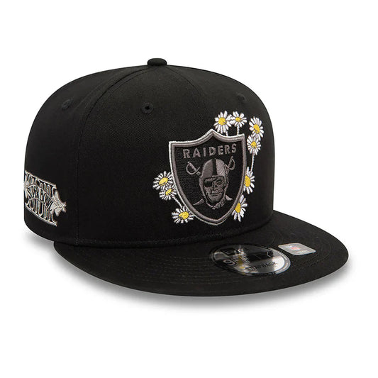 New Era 9FIFTY Las Vegas Raiders NFL Flower Icon Black