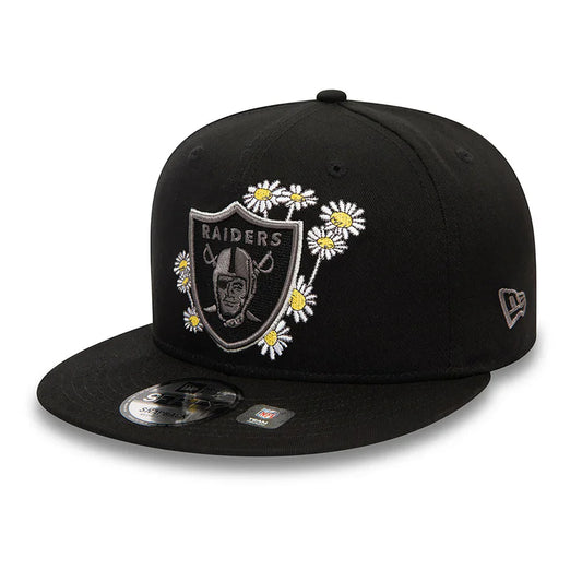New Era 9FIFTY Las Vegas Raiders NFL Flower Icon Black