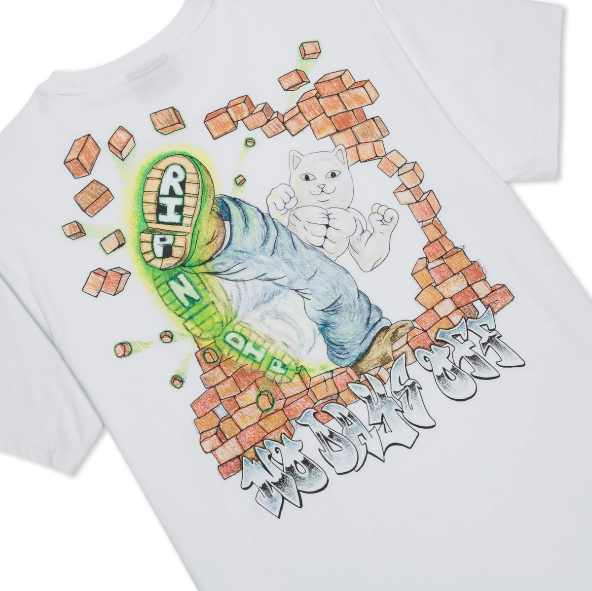 Rip N Dip Polera Karate Kat Tee White