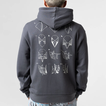Rip N Dip Polerón Origami Hoodie Charcoal