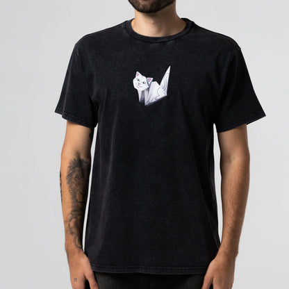 Rip N Dip Origami Tee Black Vintage Wash