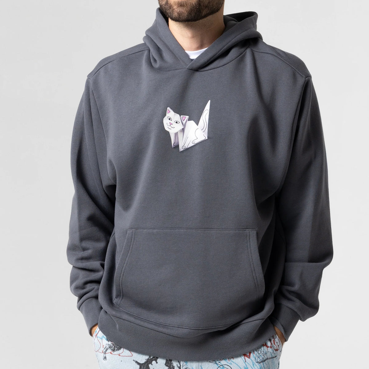 Rip N Dip Polerón Origami Hoodie Charcoal