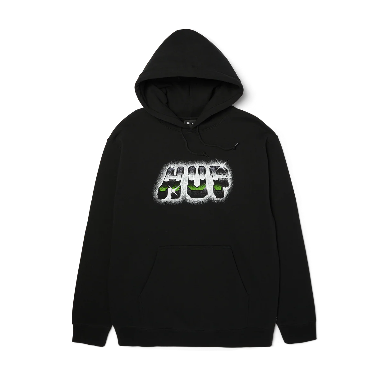 HUF Chrome Grit P/O Hoodie Black