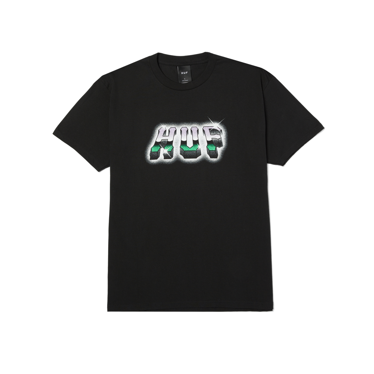 HUF Chrome Grit S/S Tee Black