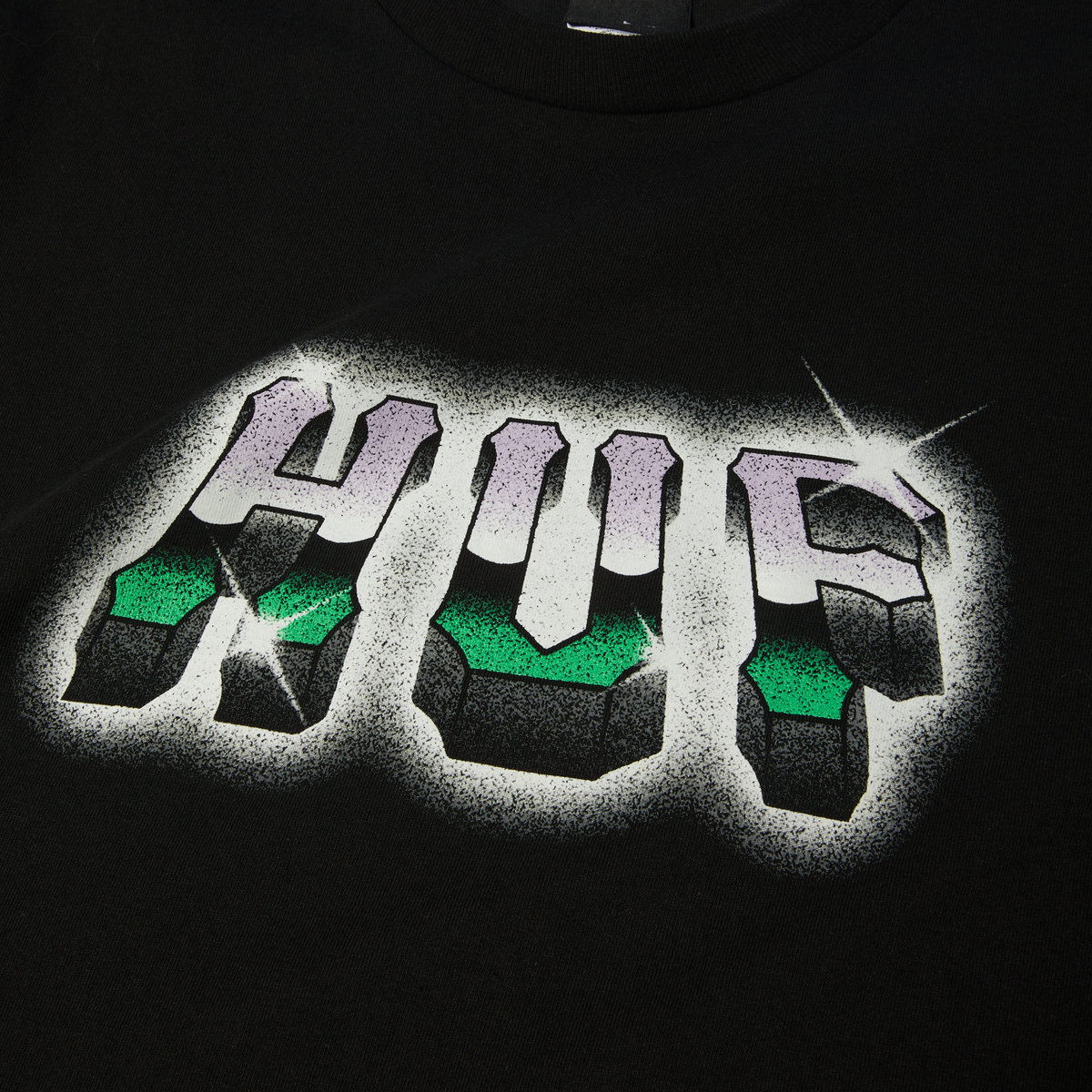 HUF Chrome Grit S/S Tee Black