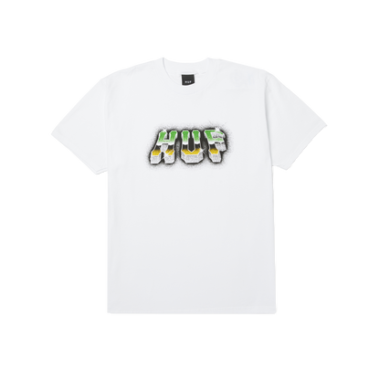 HUF Chrome Grit S/S Tee White