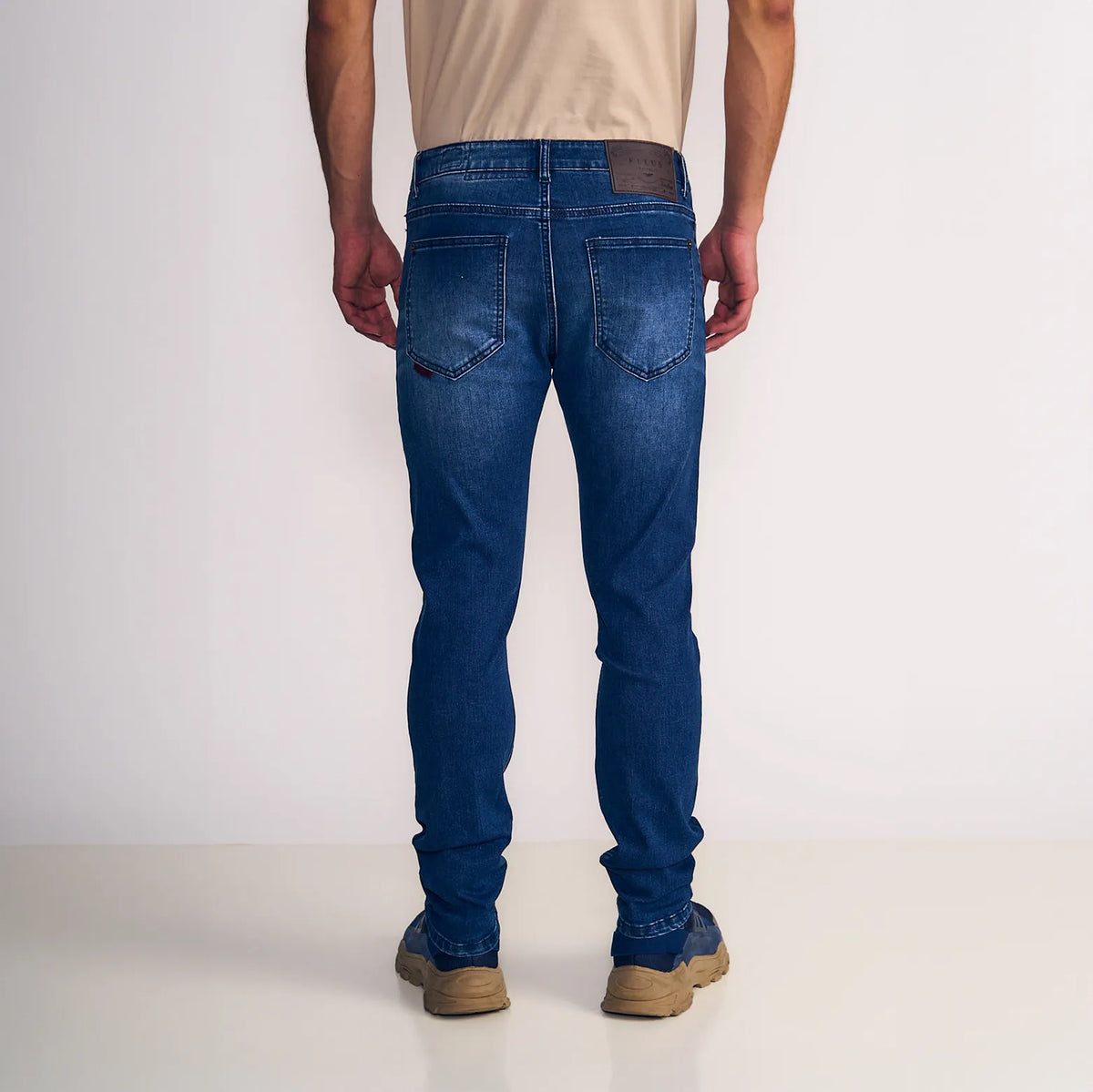 Ellus Jeans Hombre Straight Tiro Medio Light Blue