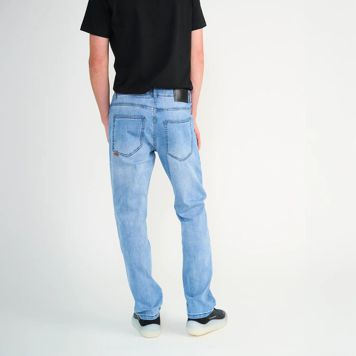 Ellus Jeans Hombre Straight Tiro Alto Med Blue