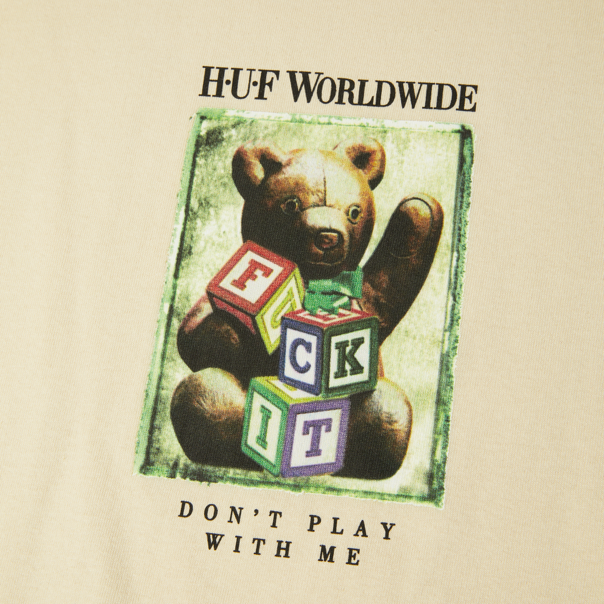 HUF Gift Bear S/S Tee Bleach
