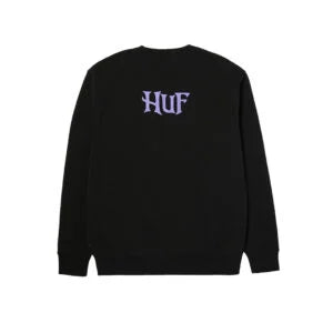 HUF Jack Skellington Crewneck Sweatshirt Black