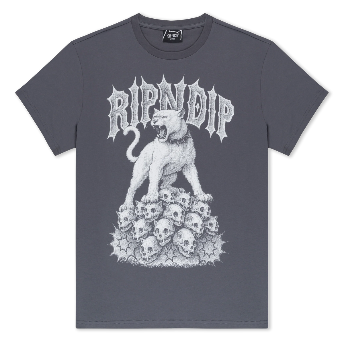 RIPNDIP Polera Wasteland - Carbón Vegetal