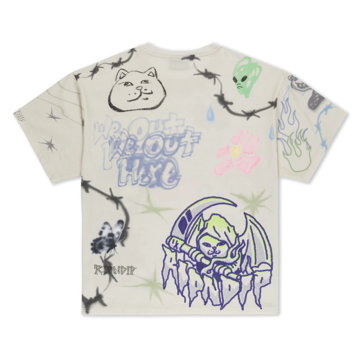 Rip N Dip Polera Goosebumps (Bone) Polera