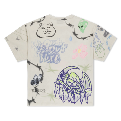 Rip N Dip Polera Goosebumps (Bone) Polera