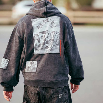 Polerón Primitive Century Boxy Zip Hood
