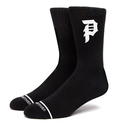 Pack 3 Calcetines Primitive Core Logo - Negros