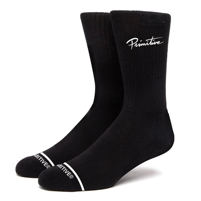 Pack 3 Calcetines Primitive Core Logo - Negros
