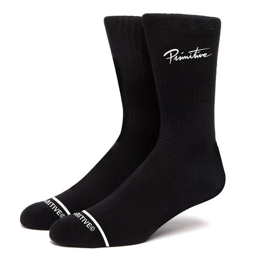 Pack 3 Calcetines Primitive Core Logo - Negros