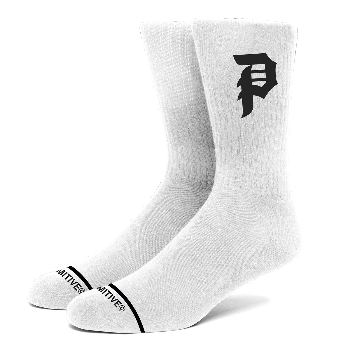 Pack 3 Calcetines Primitive Core Logo - Blancos