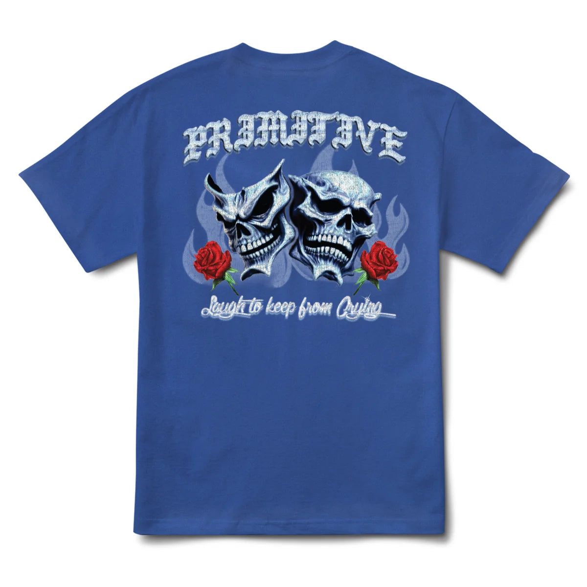 Polera Primitive Comedy Heavyweight - Azul Real