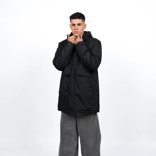 Reef Parka Men Full Zipper Black