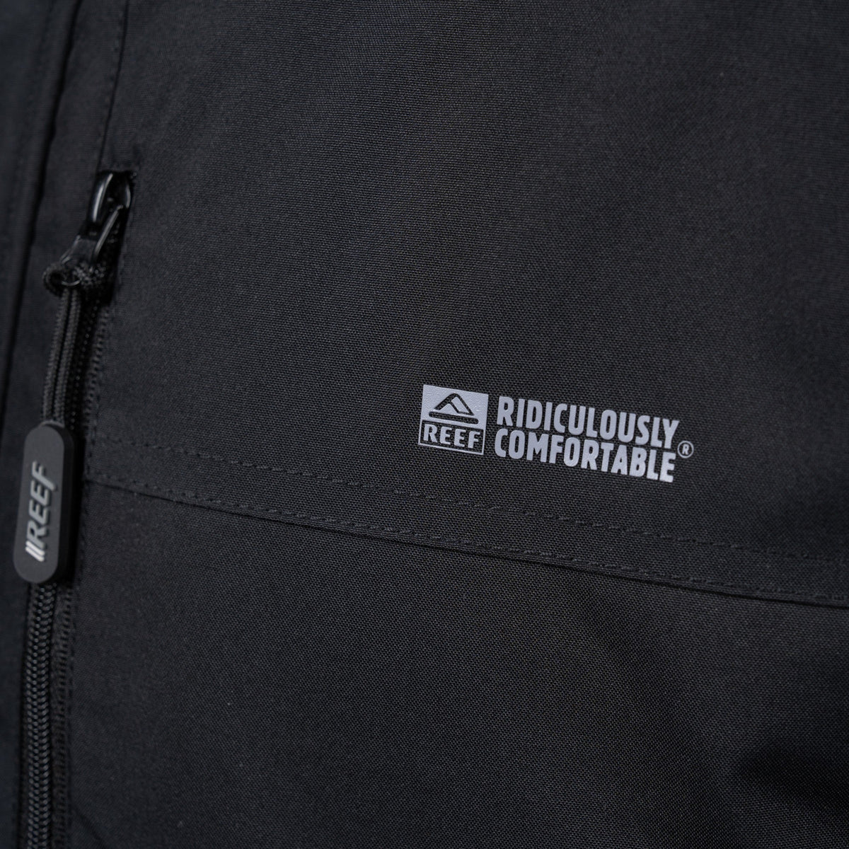 Reef Parka Men Full Zipper Black