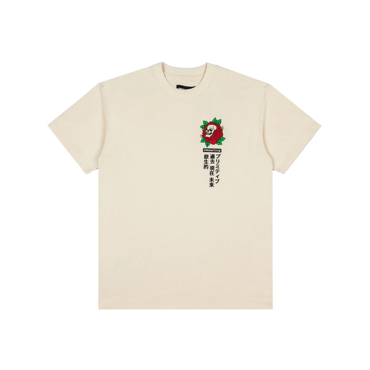 Polera Primitive Outsider Boxida - Crema