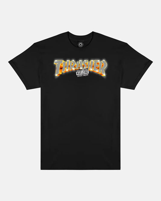 Thrasher X Spitfire Polera Explicit Black