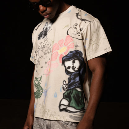 Rip N Dip Polera Goosebumps (Bone) Polera