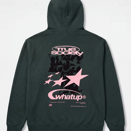 WhatUp Poleron  True Society Green Pink