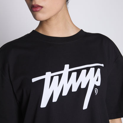Whatup Polera Icon Logo Black/White