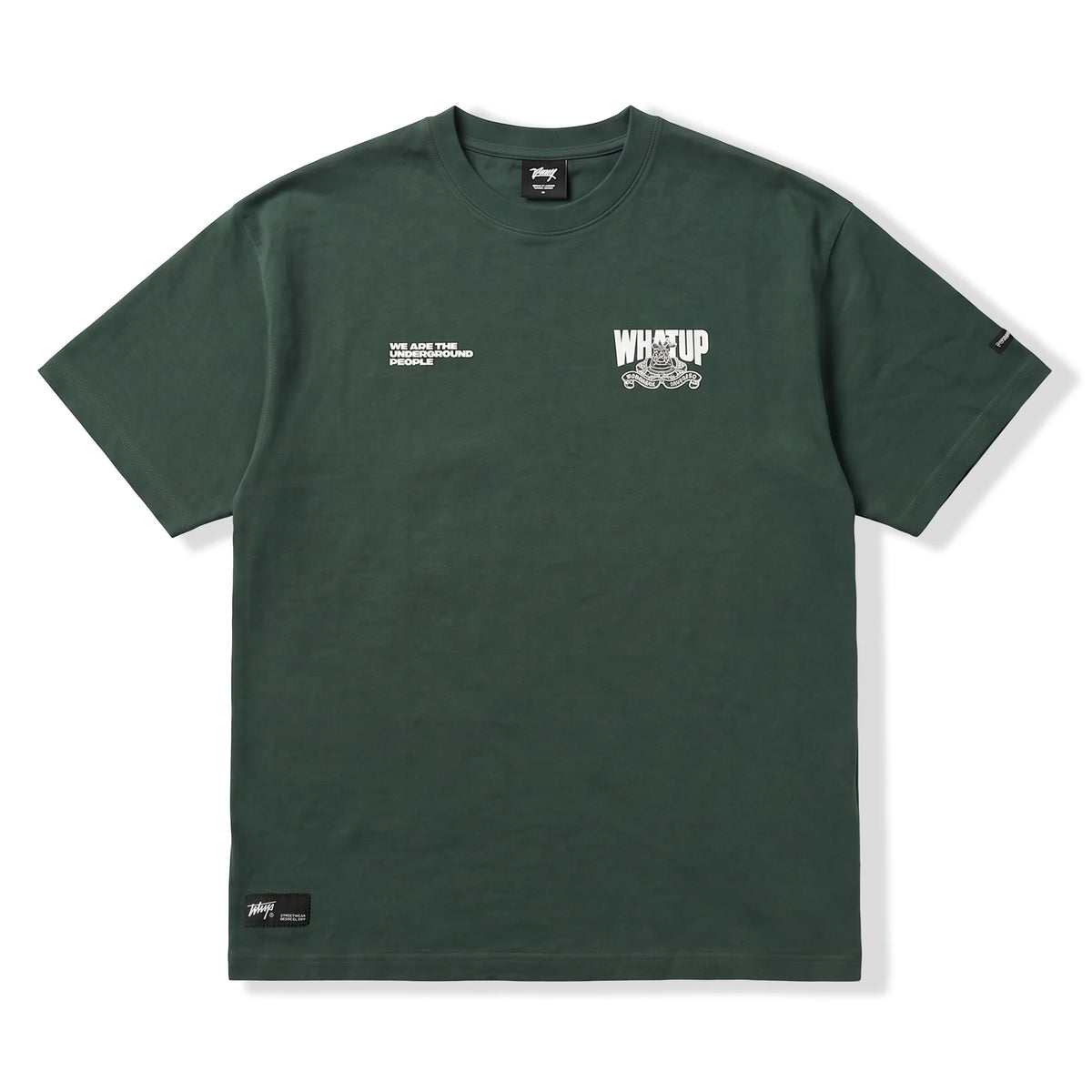 WhatUp Polera Men Oversize Dreamers Green