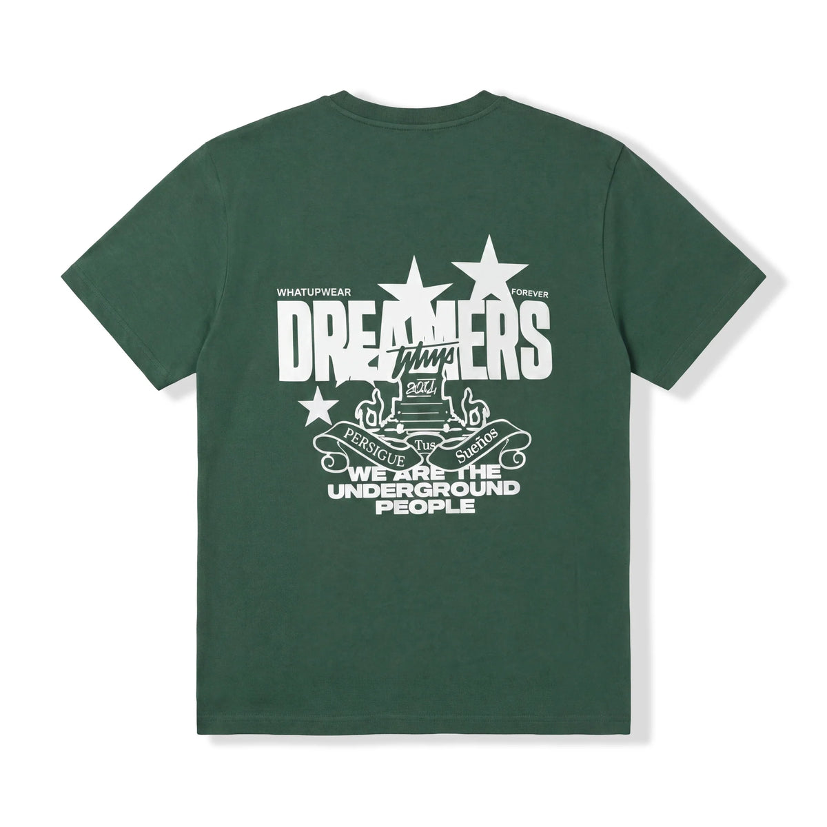 WhatUp Polera Men Oversize Dreamers Green