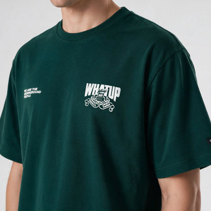 WhatUp Polera Men Oversize Dreamers Green