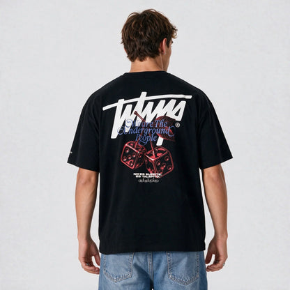 WhatUp Men Oversize Cherry Dice Back