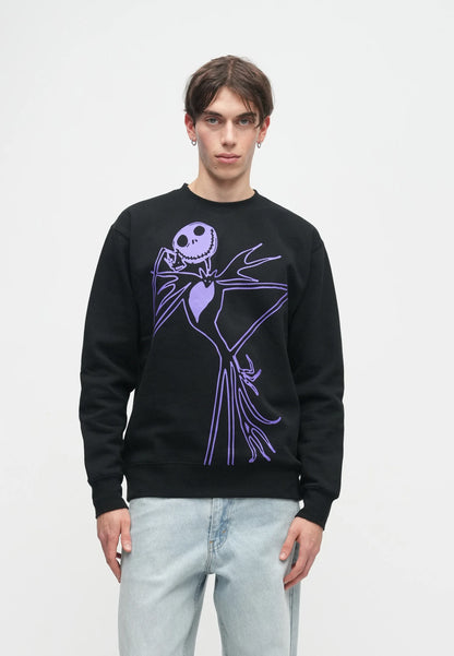 HUF Jack Skellington Crewneck Sweatshirt Black
