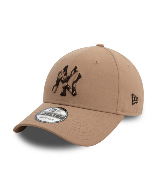 New Era Gorra 9Forty New York Yankees MLB Seasonal Infill Med Beige