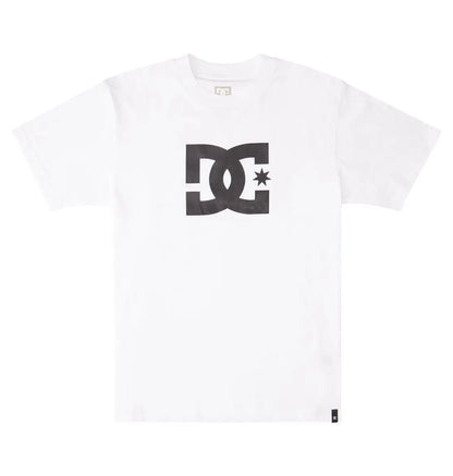 DC Polera Star Hombre 100% Algodón Blanca