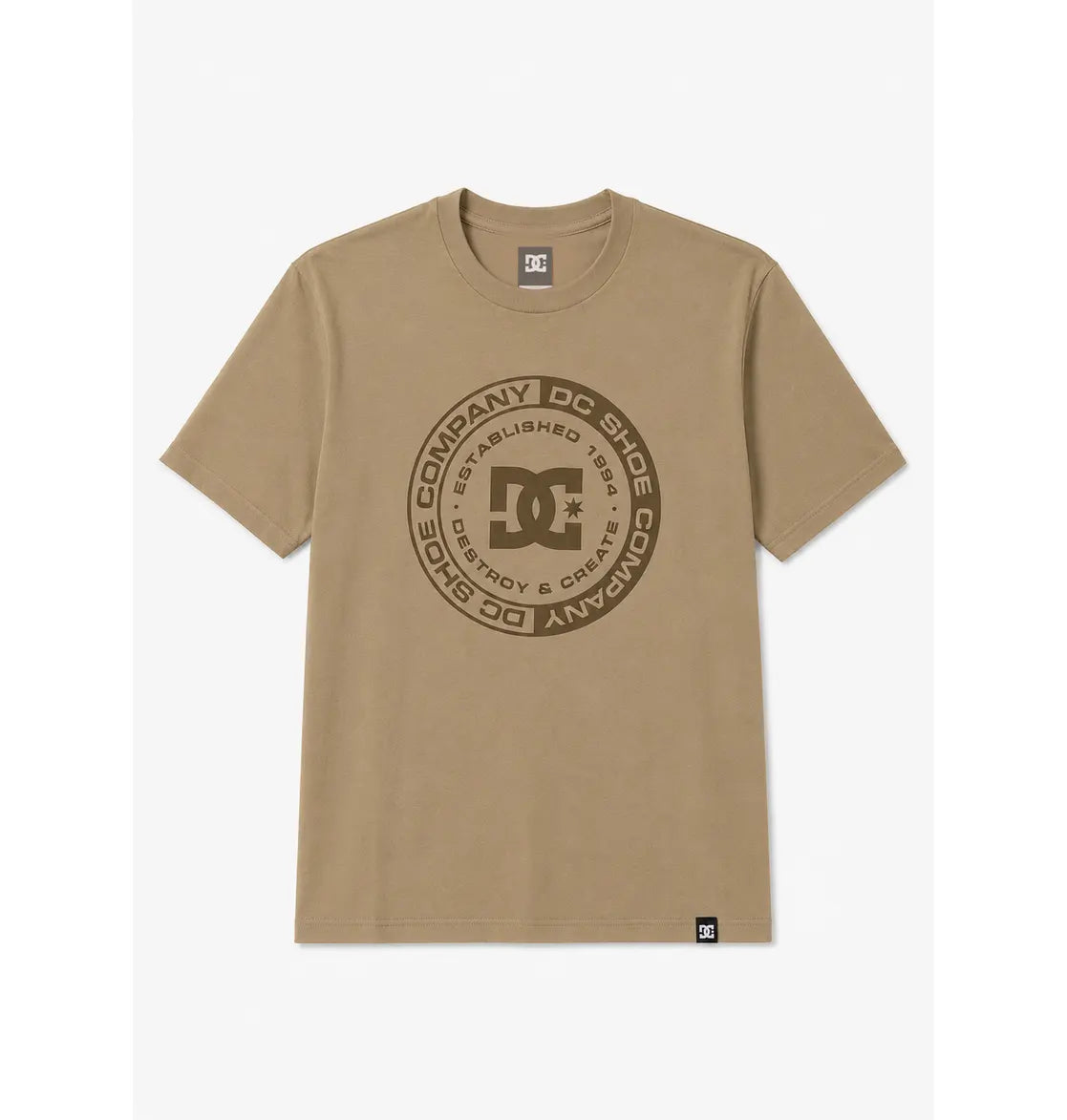 DC Polera Corpo FB Hombre Algodón Reciclado Café