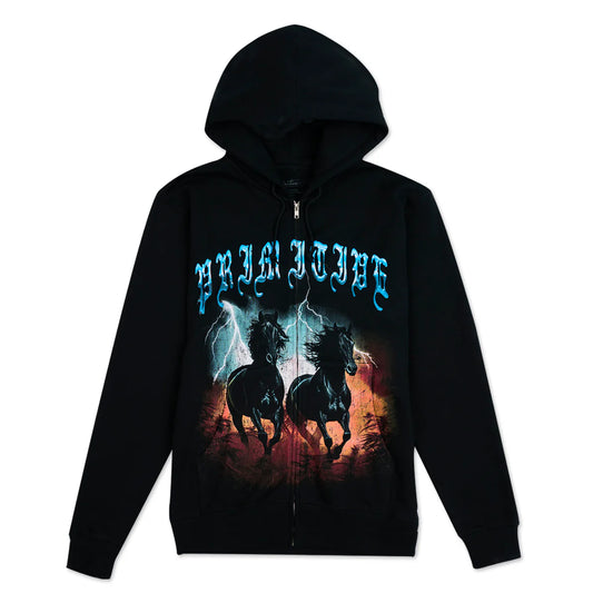 Primitive Polerón  Zip Up Hoodie Storm