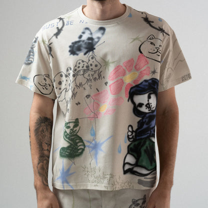Rip N Dip Polera Goosebumps (Bone) Polera