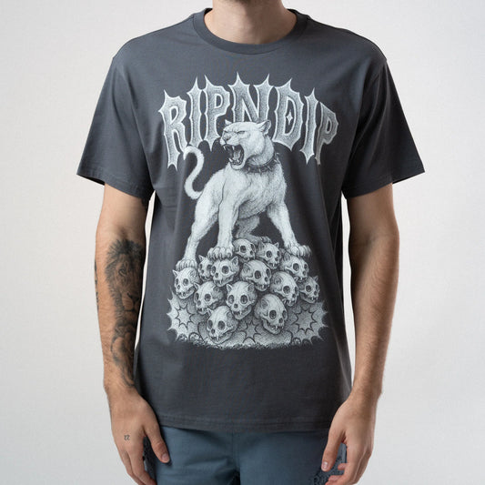 RIPNDIP Polera Wasteland - Carbón Vegetal